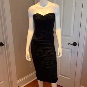 Dress the Population Black Strapless Dress
